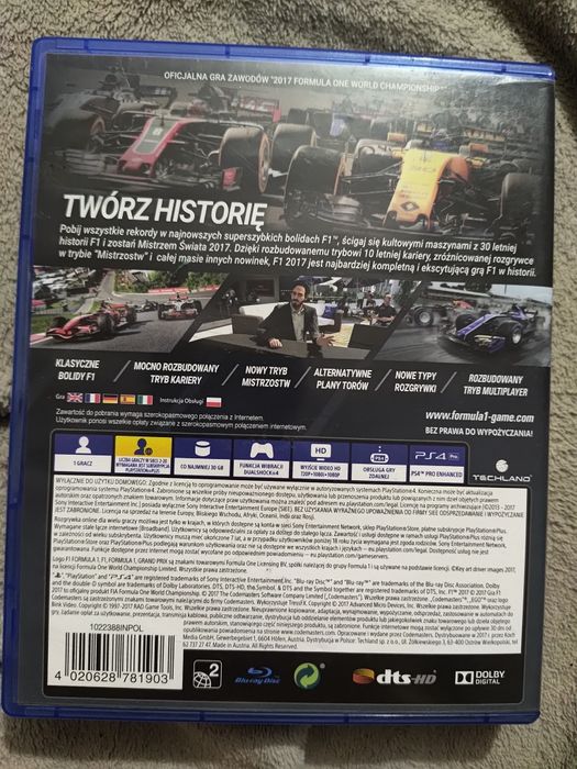 F1 2017 na PS4 działa 100%
