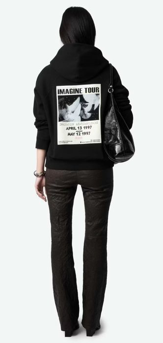 Zadig & Voltaire худі толстовка чорна zadig et voltaire