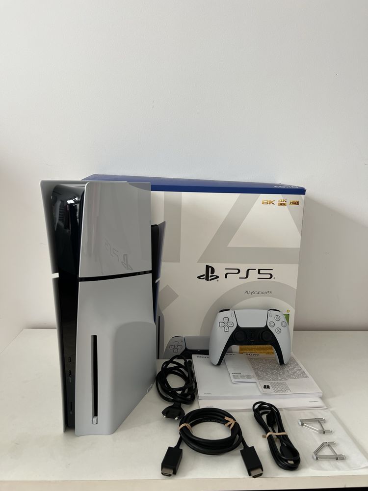 PlayStation 5 Slim Blu-ray + 15 Gier | 1TB Pamięci | Gwarancja