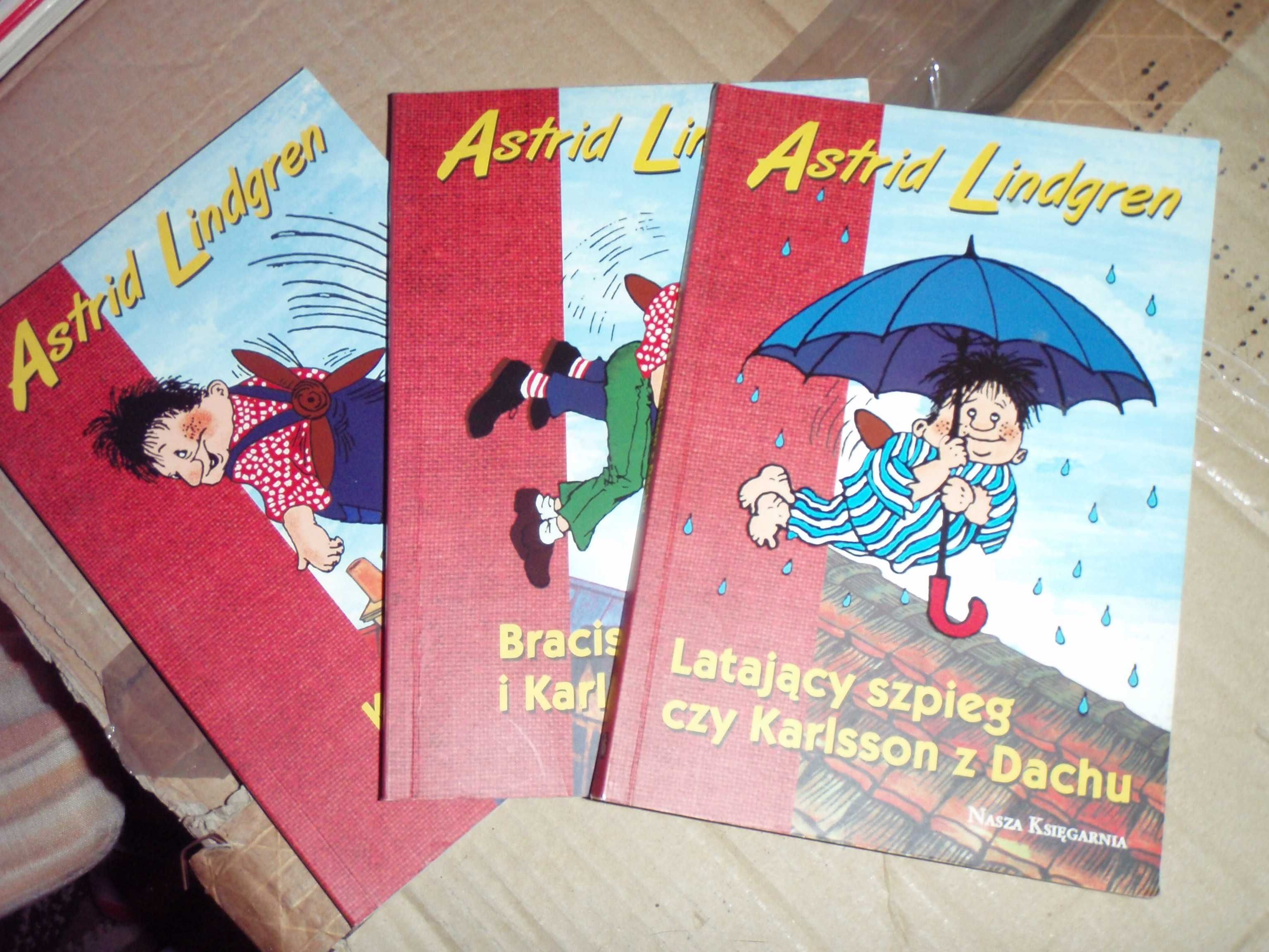 Karlson z dachu - Astrid Lindgren 3 części z serii