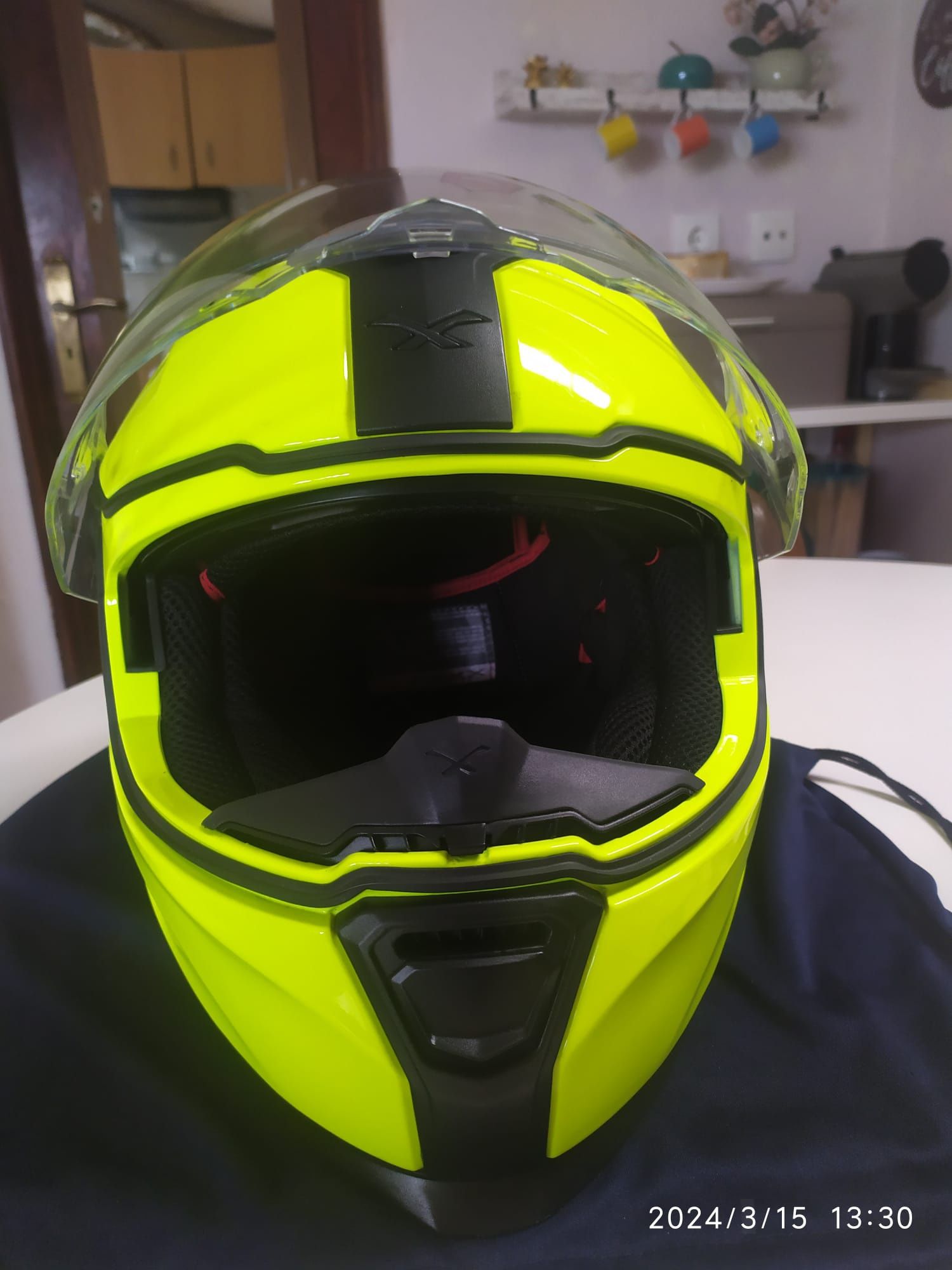 Capacete de moto como novo