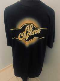 Al Capone Gildan męska koszulka r. L bawełna, duże logo extra stan