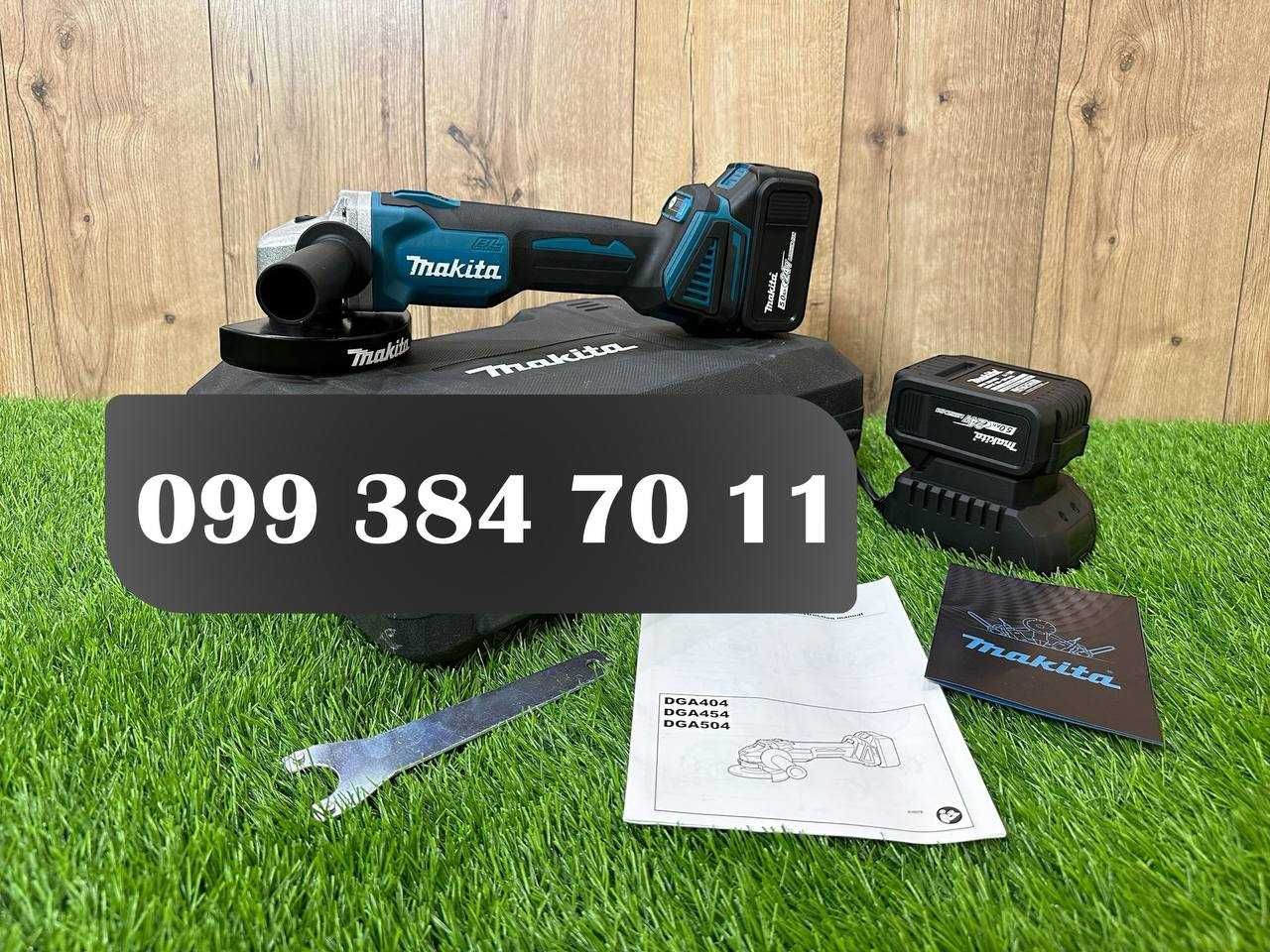 Акумуляторна Бельгійська Болгарка Makita DGA404 Безщіткова 1200Вт 24В