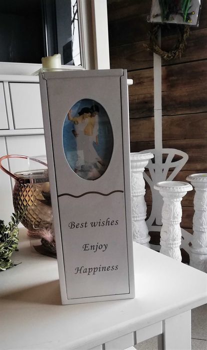 Skrzynka  drewniana na wino alkohol