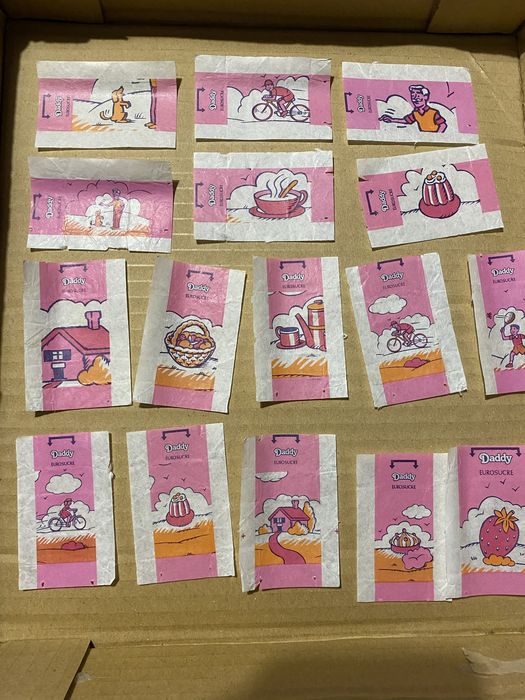 Lote de 500 involucros de açucar estrangeiros  anos 60 a 00