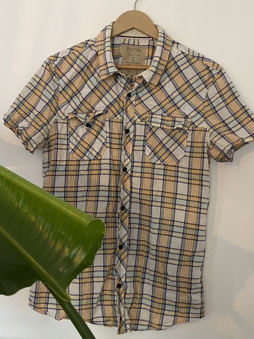 Camisa ao xadrez da Bershka
