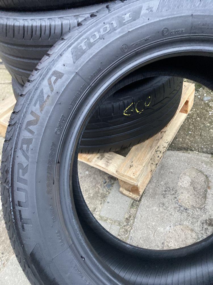 4x 225/55r17 Bridgestone montaż 0zł szczecin