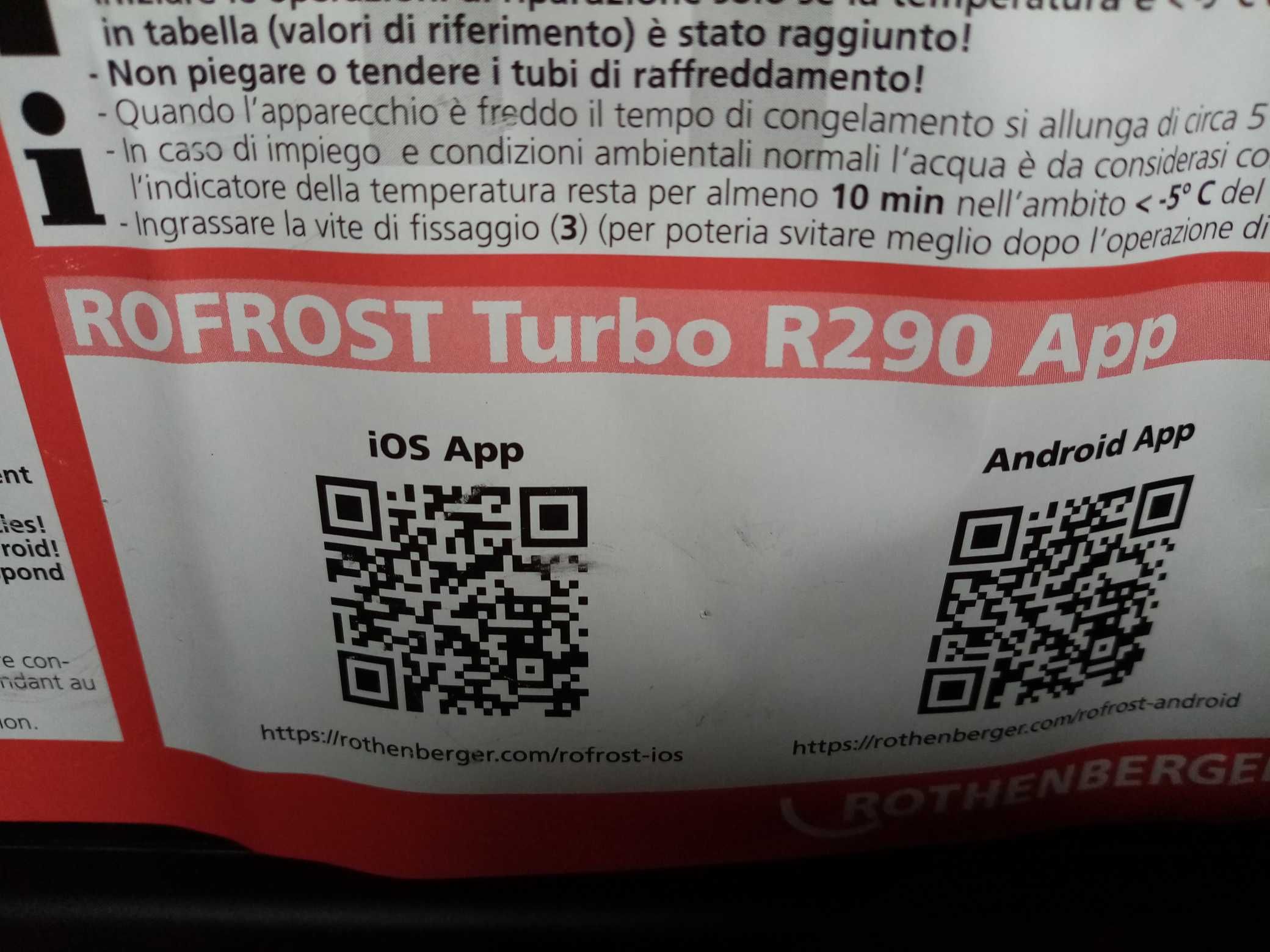 Rothenberger Rofrost Turbo R290 Zamrażarka do rur  NOWA !