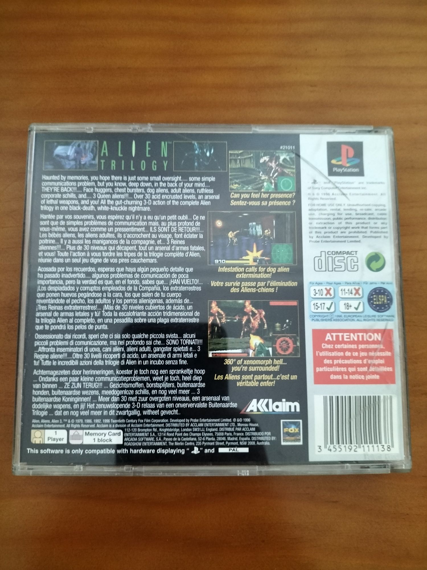 Alien Trilogy PS1