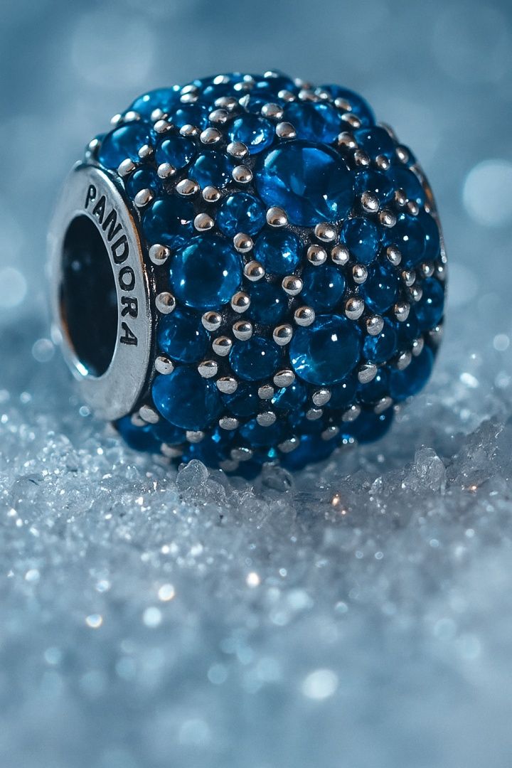 Nowy Pandora CHARMS Zawieszka Srebrna do Pandora APART Koralik