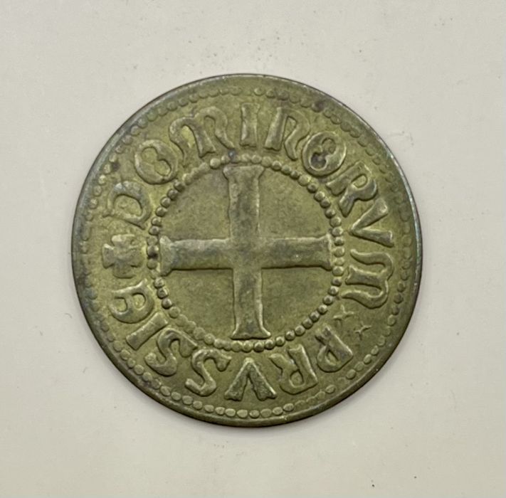 Moneta zakon krzyżacki Magister Generalis Dominorum Prussie