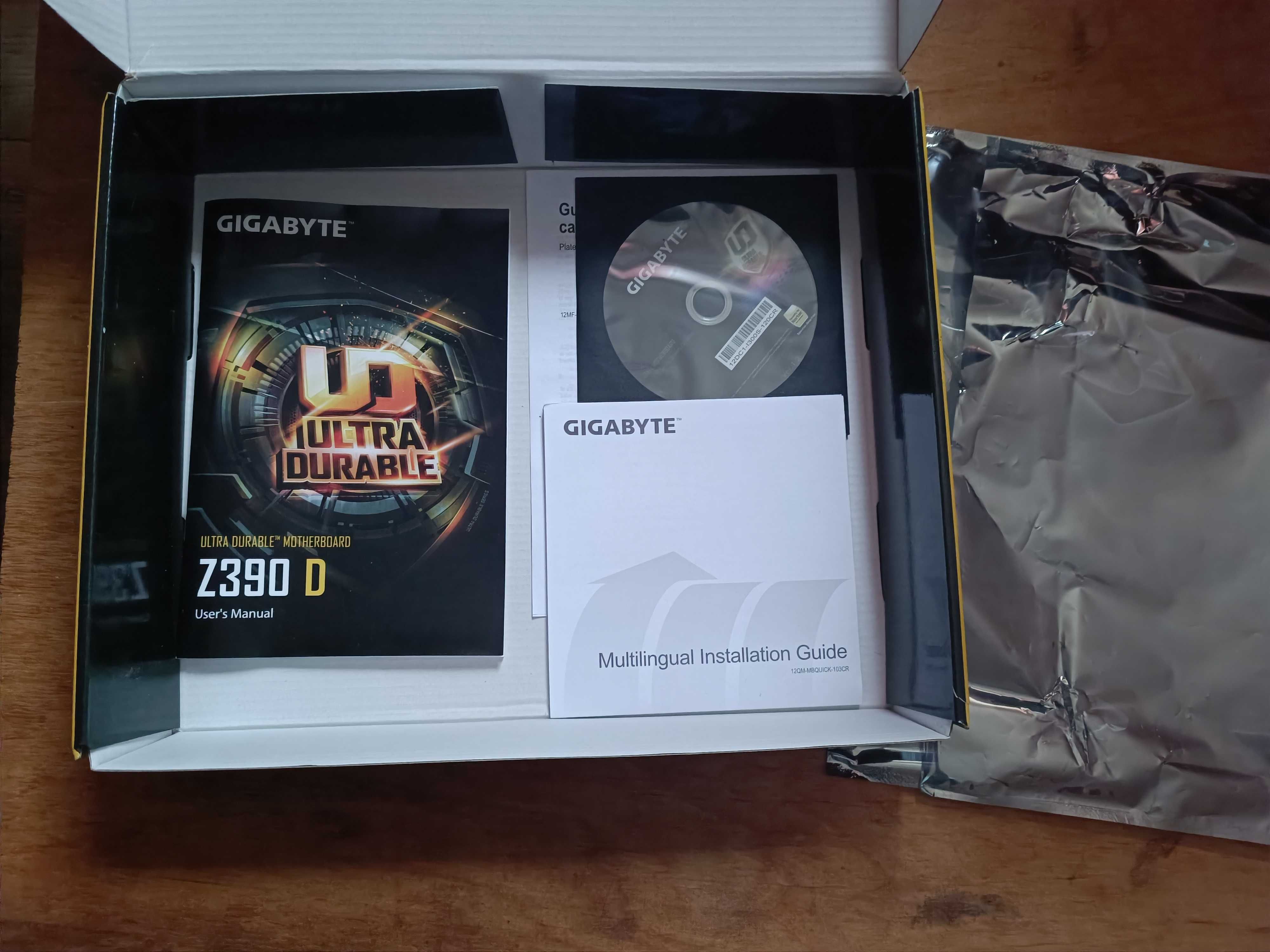 Материнська плата s1151v2 Gigabyte Z390D+Pentium G5400+DDR4 8Gb+Кулер