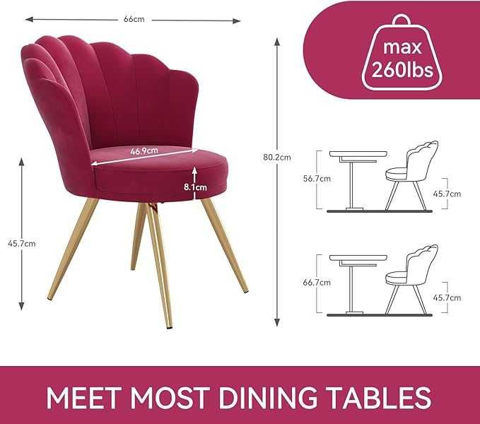 Krzesło dekoracyjne z aksamitu na złotych nogach krzesło GLAMOUR