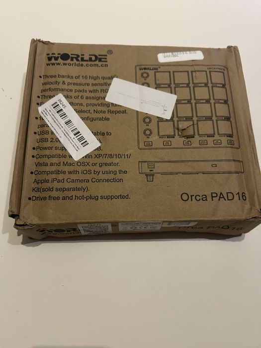 kontroler MIDI WORLDE Orca PAD16