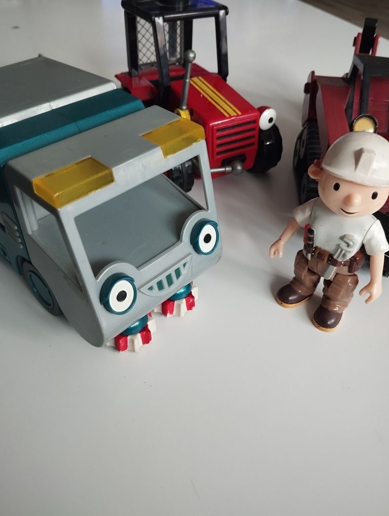 Zestaw Bob Budowniczy Mattel pojazdy figurka betoniarka quad i inne