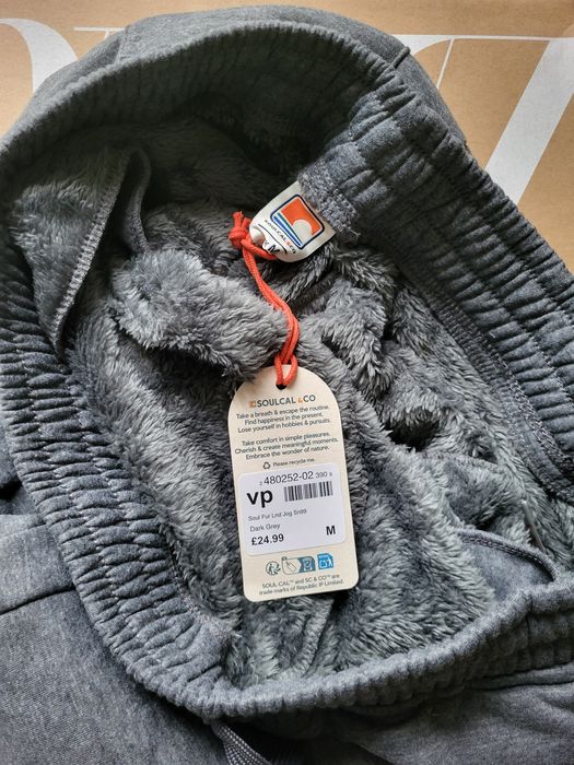 Флісові штани джогери на хутрі soulcal р. M