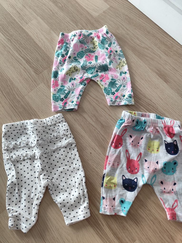 Spodnie legginsy dziewczynka rozmiar 56