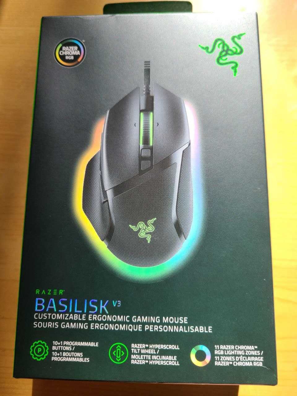 Razer Basilisk V3 USB Black (RZ01-04000100-R3M1)