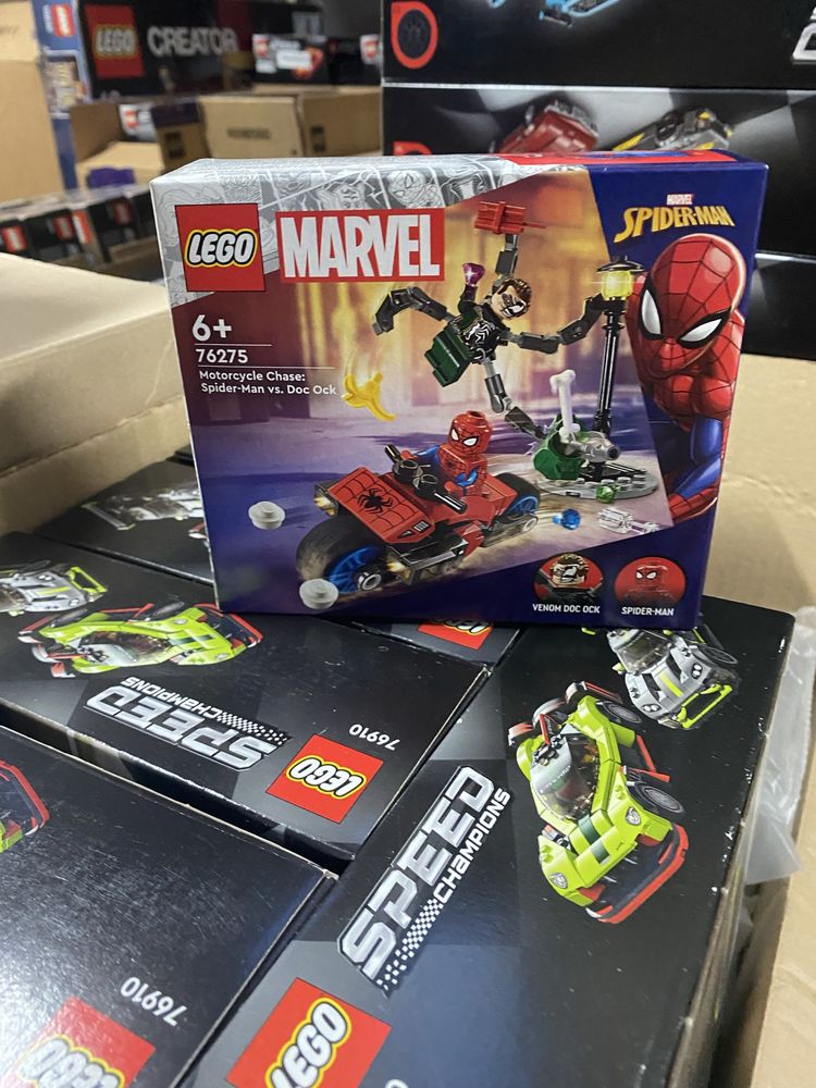 Lego 76275 -Pościg na motocyklu: Spider-Man vs. Doc Ock - NOWE!WYSYŁKA