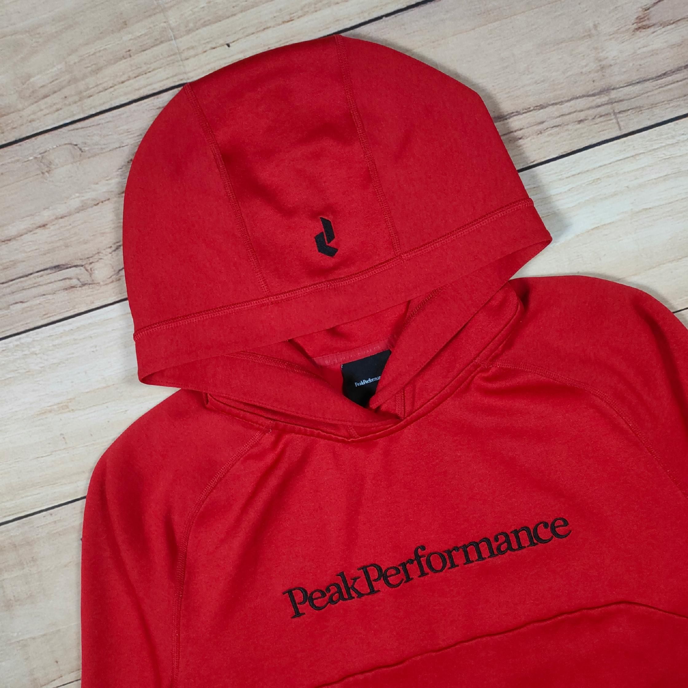 PEAK PERFORMANCE Bluza Męska z Kapturem Logowana r. S