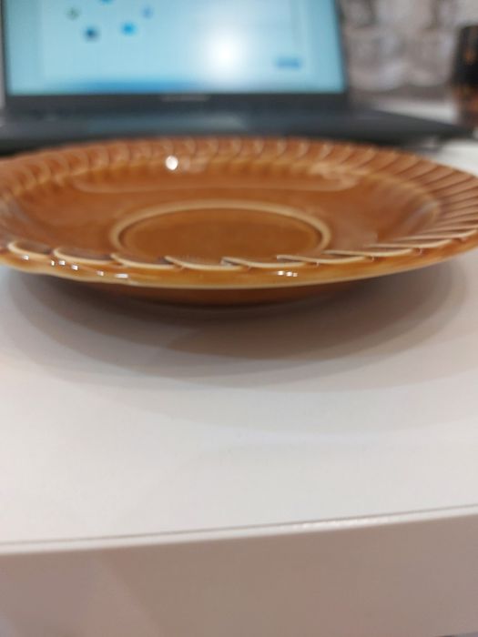 Talerzyk spodek jasnobrązowy Pagnossin vintage 16cm