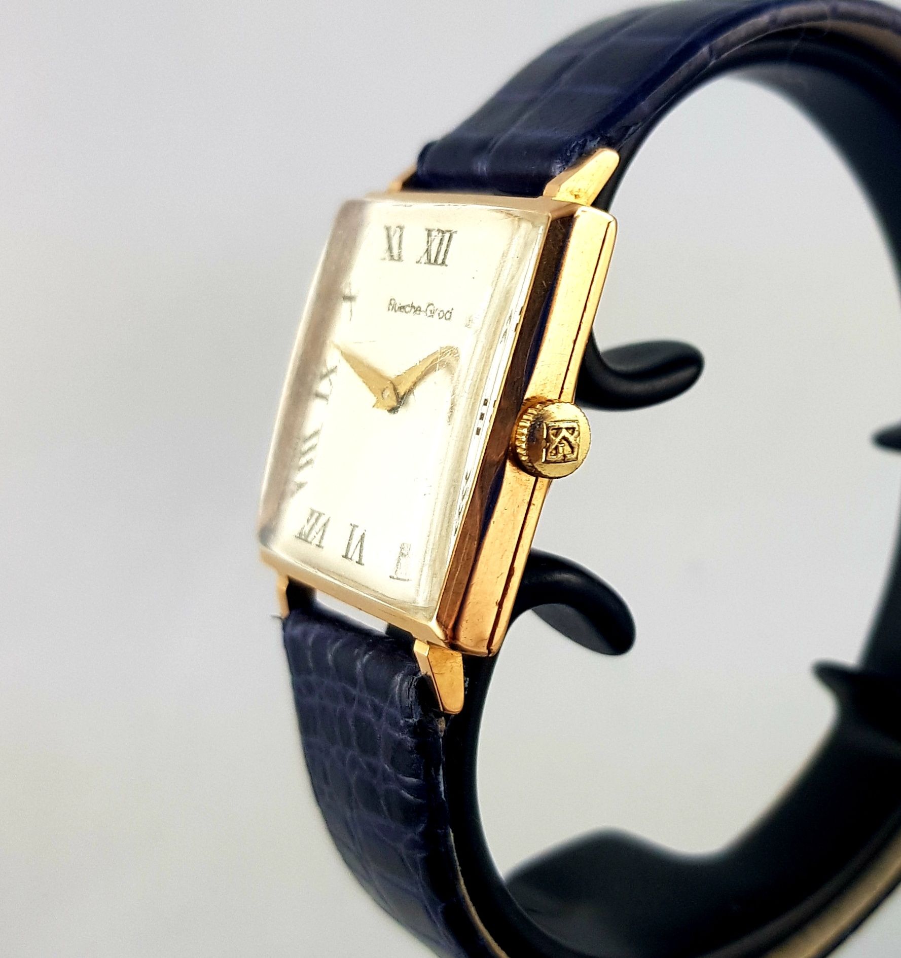 Zegarek złoty Bueche-Girod 18k ArtDeco jak Chopard Cartier Unikat