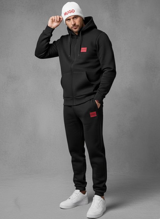 Теплий зимовий костюм HUGO на флісі + подарунок/Унісекс S-XXL