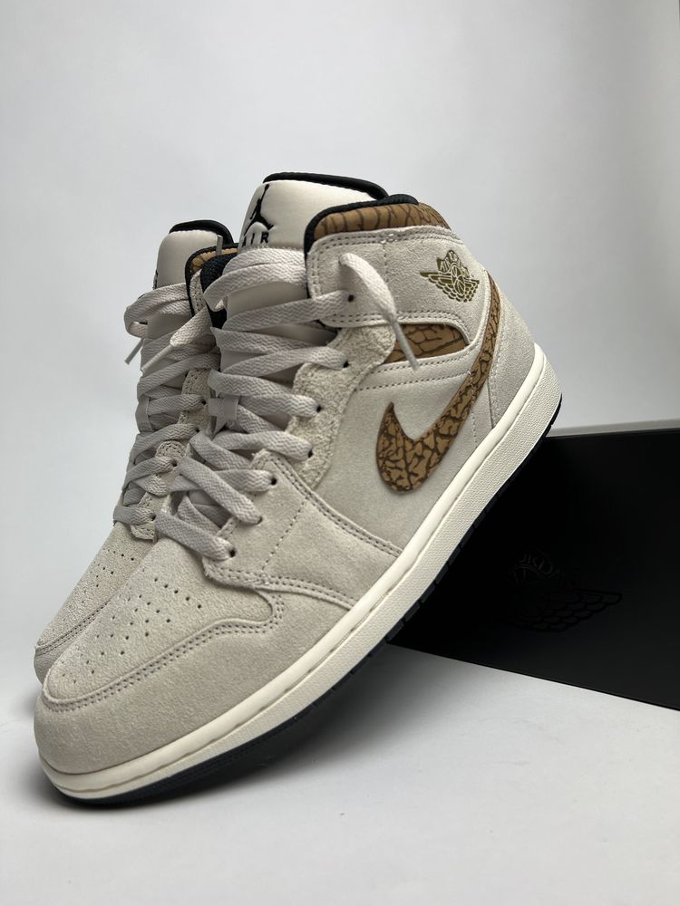 Nike Air Jordan 1 Mid SE Brown Elephant