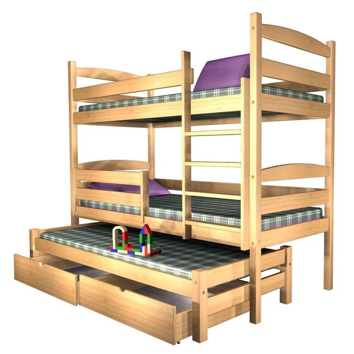 Łóżko pietrowe- 3osobowe *producent*