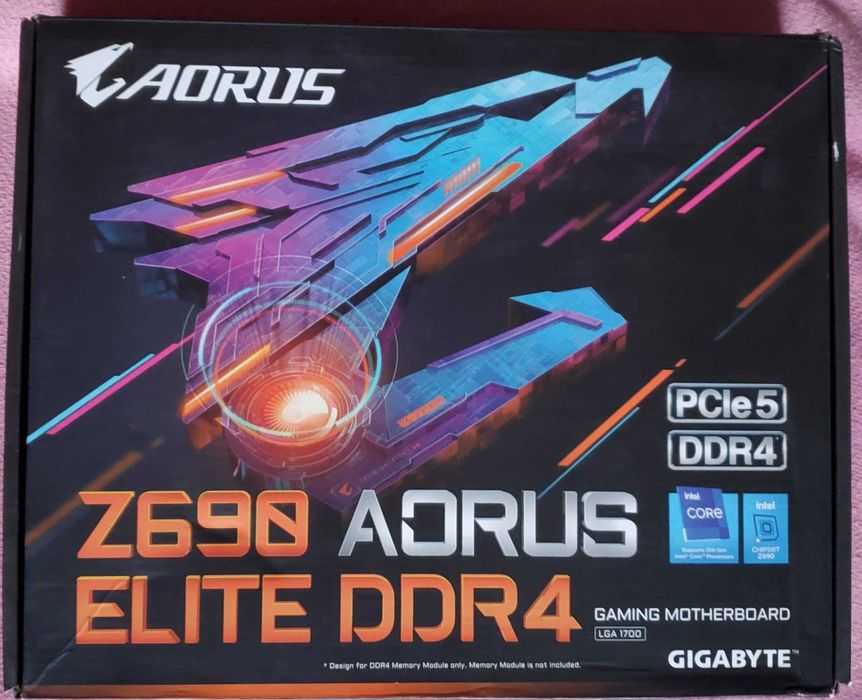 Гарантія  Топова материнка Gigabyte Z690 Aorus Elite DDR4 + ОЗУ