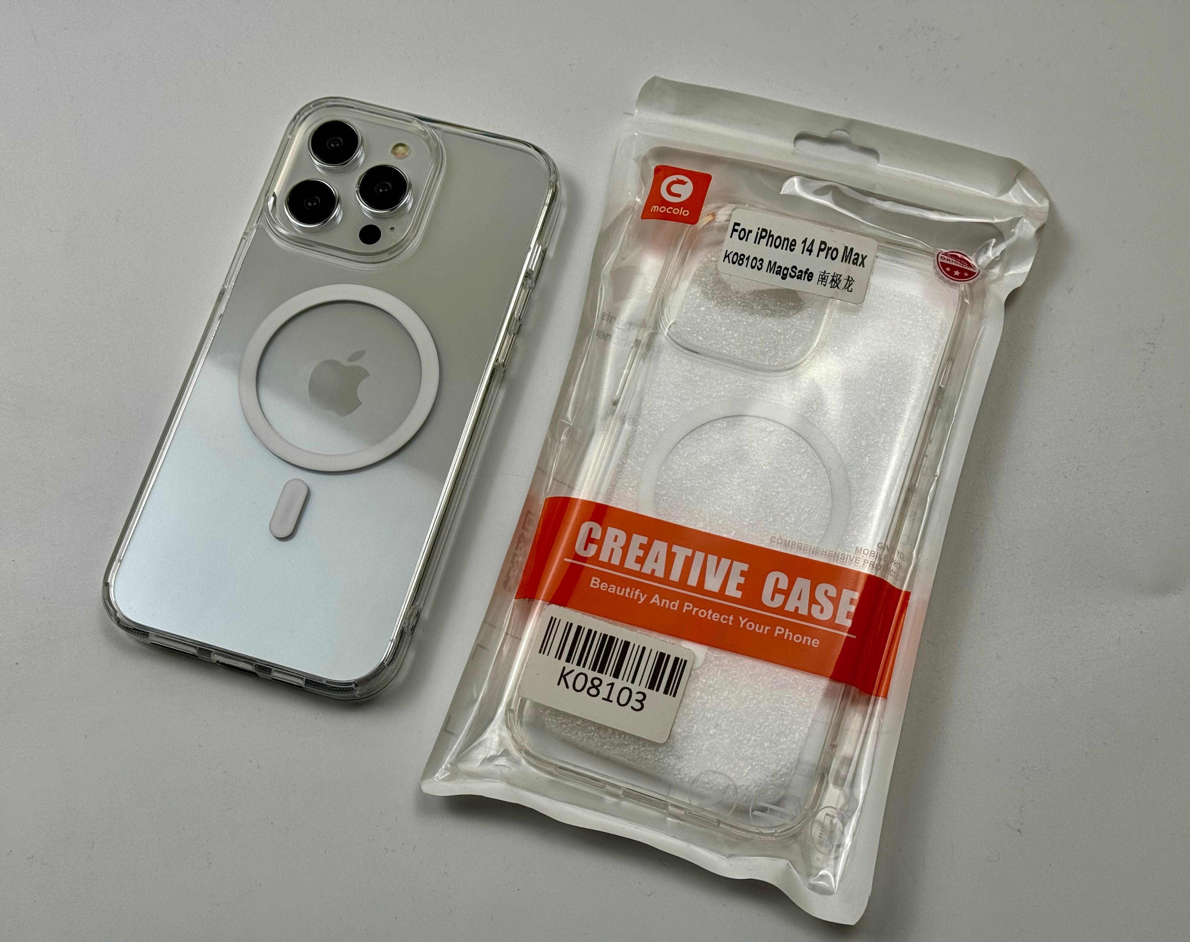 Чохол прозорий Clear Case MagSafe iPhone 14 Pro Max та всієї серії