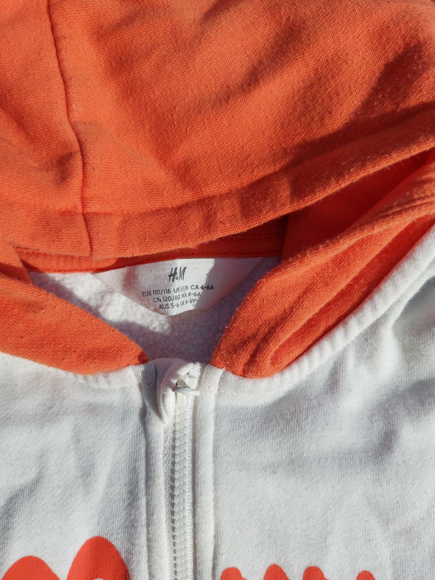 Bluza chłopięca z kapturem, rozm. 110/116, H&M