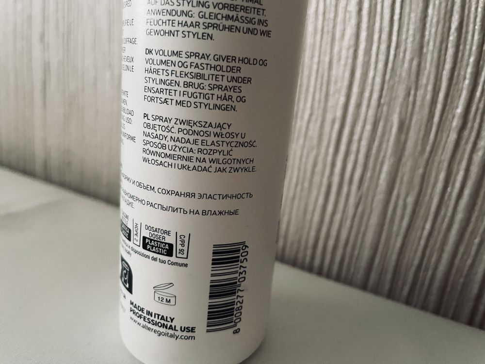 Alter Ego Hasty Too, spray zwiększający objętość, 200ml