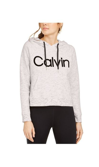 CALVIN KLEIN ОРИГІНАЛ. Світшот кофта худі сіра молочна бежева L XL