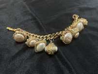 Pulseira vintage metal 22 cm