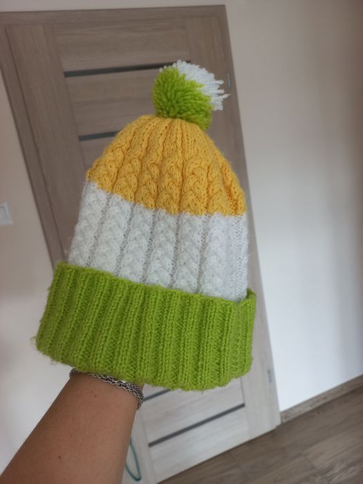 Zestaw zimowy czapka komin/szal