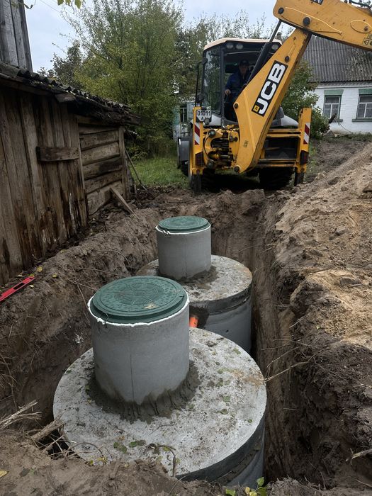 Надійний септик під ключ з гарантією 10 років водовідведення під ключ