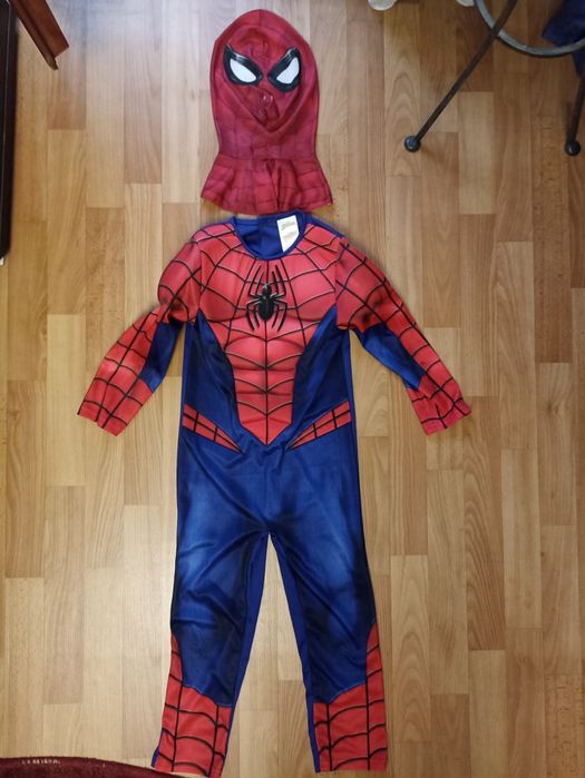 Карнавальный костюм Человек Паук, Spider Man с мускулами от 4-6 лет