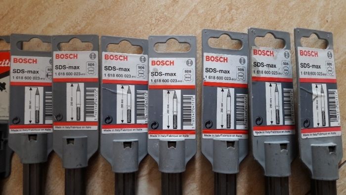 Grot szpic, dłuto ostre Makita, Bosch