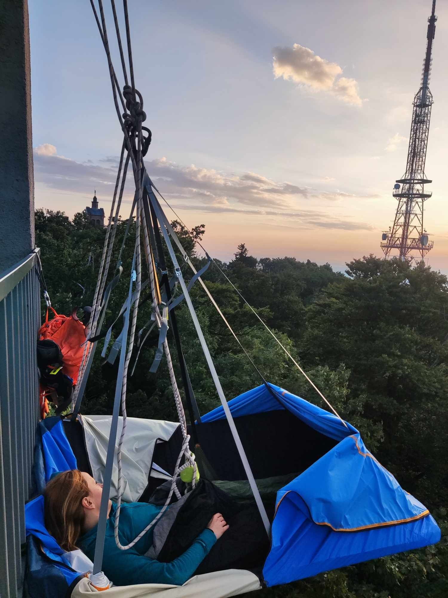 Namiot wiszący typu portaledge double