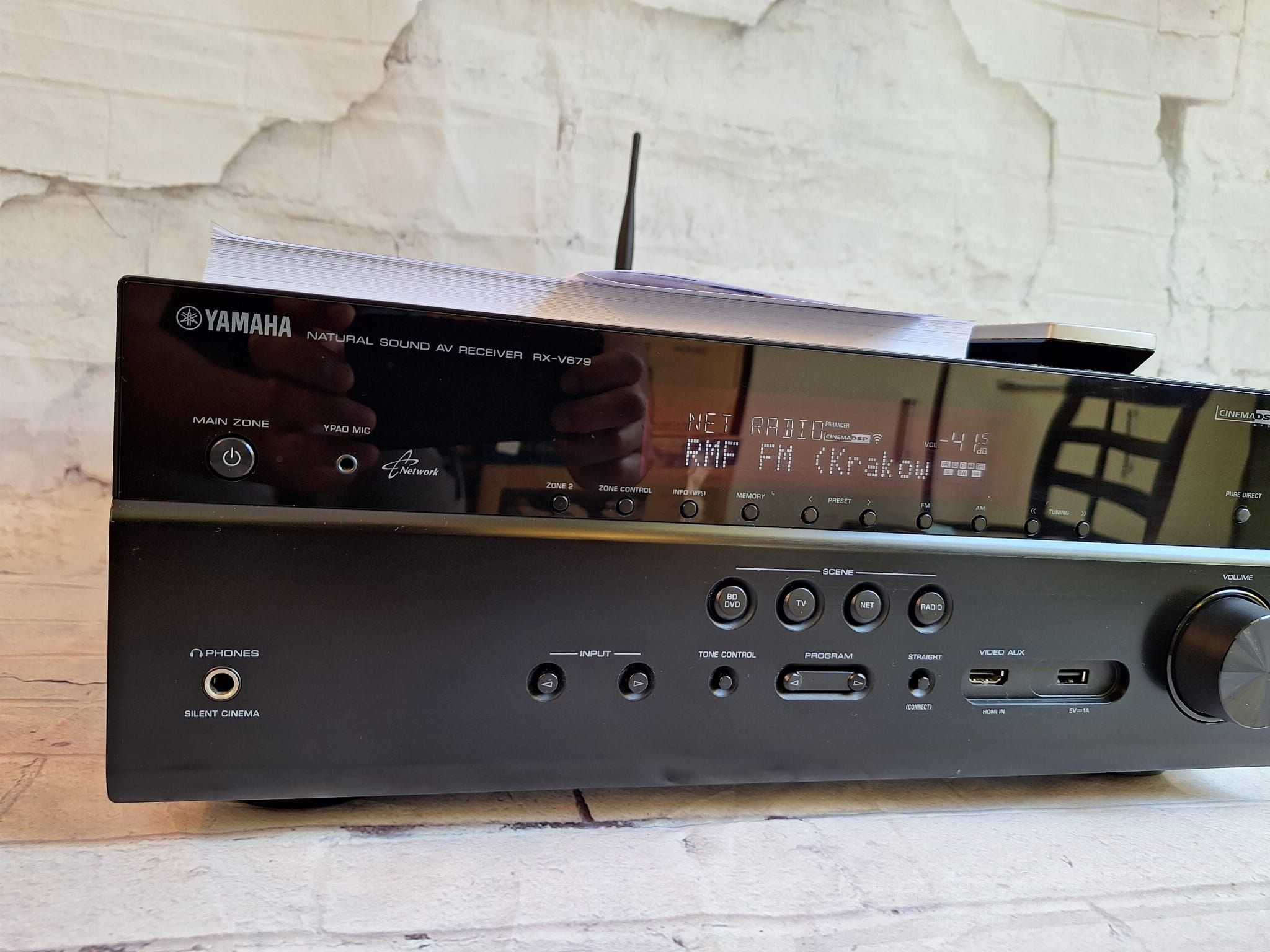 7.2 Yamaha RX-V679 WI-FI Bt Musiccast 4k Spotify ARC DSD