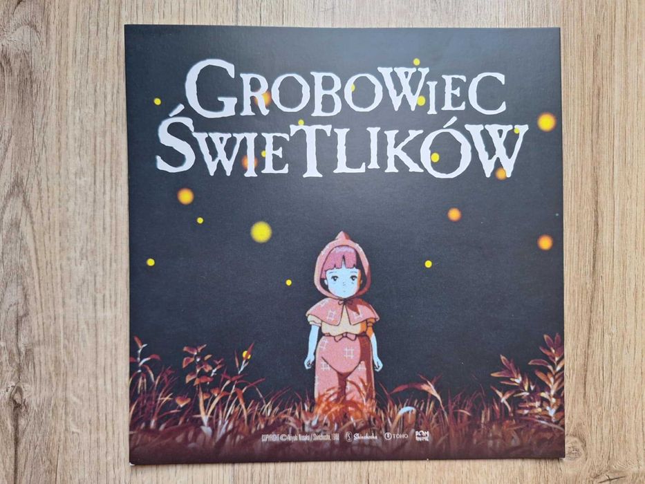Grobowiec świetlików Ghibli Helios anime pocztówka