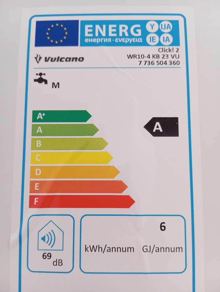 Esquentador Vulcano WR10-4 KB 23 VU 10L (Gás Natural)