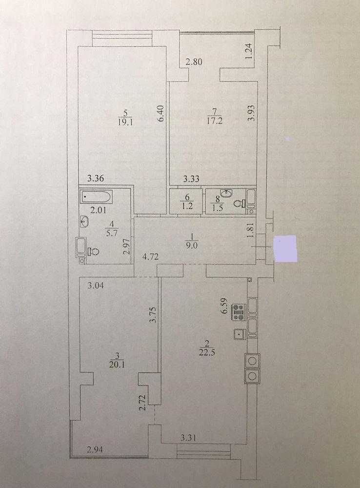 Продажа 3 кім.кв., ЖК *Лісова Казка *