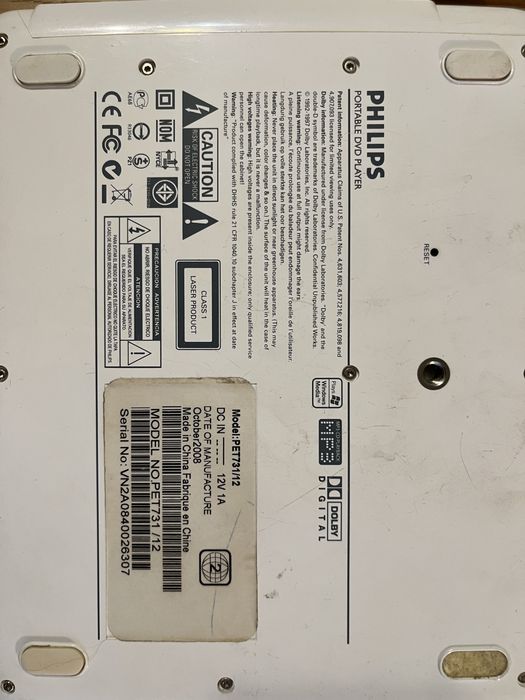 Odtwarzacz DVD Philips PET731/12