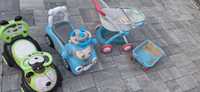 Jeździć pchacz wózek przyczepka ogrodowe zabawki