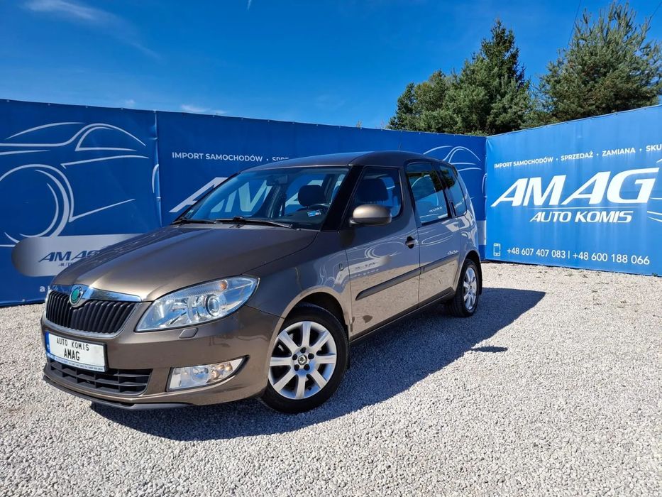 Skoda Roomster Salon Polska*2xKluczyk*Czujniki*Klima*Radio*Elektronika*Gwarancja*