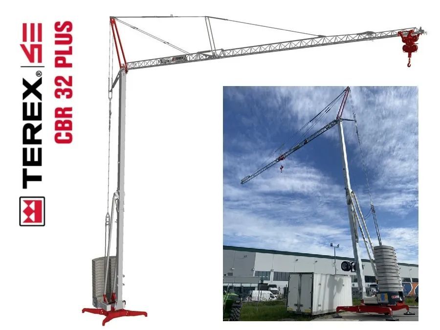 Terex CBR32PLUS  Żuraw samowznoszący szybkomontowalny TEREX CBR32PLUS