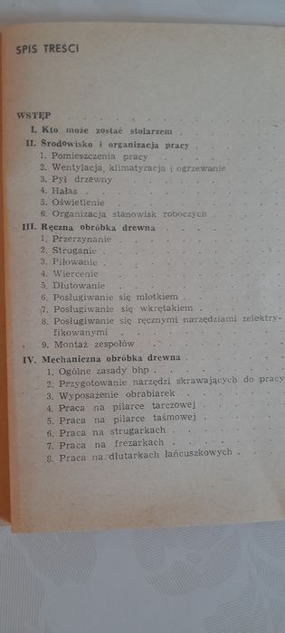 Stolarz BHP ZAWODOWY książka