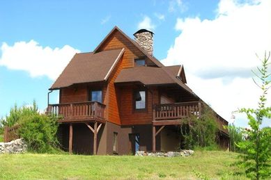 Kaszuby - Dom nad jeziorem z balią opalaną drewnem i bilardem
